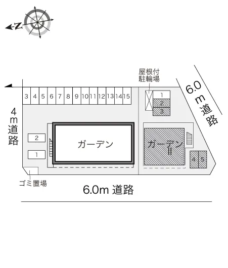 那珂市竹ノ内３丁目 月極駐車場